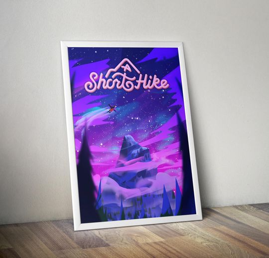 Discover A Short Hike Poster | Gaming Poster | Gaming Artwork | Gaming Decor | Video Game Poster | Gaming Gift | Video Game Print | Wall Art