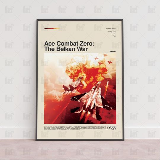 Discover Ace Combat Zero The Belkan War Poster, Gaming Room Poster, Gaming Wall Poster, Gaming Print Poster,Game Gift,Video Games Poster,Gaming