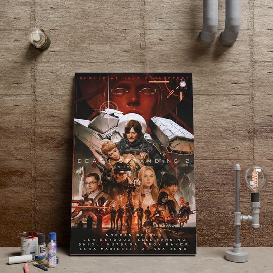 Death Stranding 2: On the Beach Poster, Sam Porter Wall Art, DS 2 Poster, Video Game Wall Decor