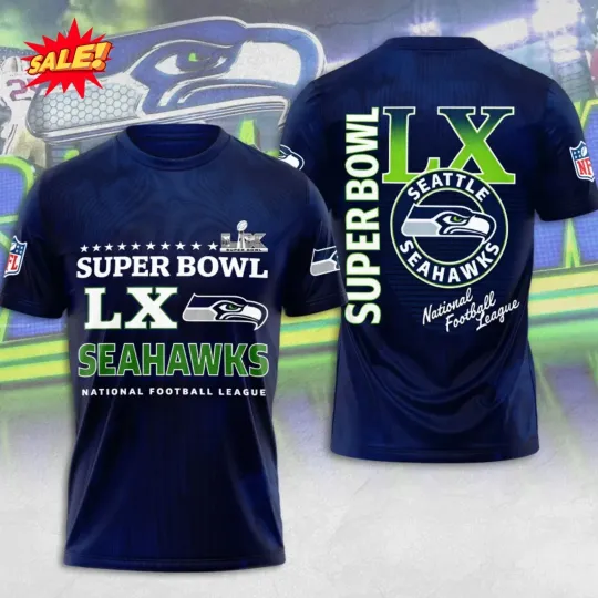 Discover 2026 Seatle Seahawk 3D Shirt
