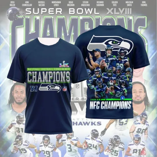 Discover Seattle Seahawks Benito Bowl 2026 Champions AOP Fan Made
