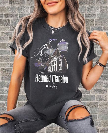 Discover Disneyland The Haunted Mansion Unisex T-Shirt Hoodie Sweatshirt Romper | Premium DTF Print | Vintage & Aesthetic Styles | N167