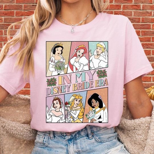 Discover In My Disney Bride Era Unisex T-Shirt Hoodie Sweatshirt Romper | Premium DTF Print | Vintage & Aesthetic Styles | N282