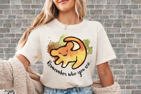Discover Lion King Remember Who You Are Unisex T-Shirt Hoodie Sweatshirt Romper | Premium DTF Print | Vintage & Aesthetic Styles | N312