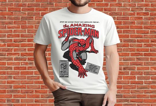 Discover The Amazing Spiderman Unisex T-Shirt Hoodie Sweatshirt Romper | Premium DTF Print | Vintage & Aesthetic Styles | N459