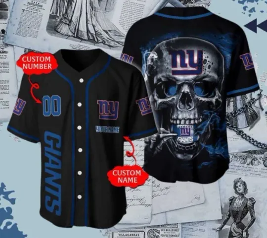 Discover Personalized Neww Yorrk Giants Halloween Jersey - Size S-5XL