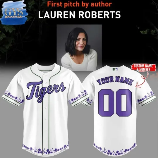 Discover Personalized Tigers x Laurreen Roberts Giveaway Jersey