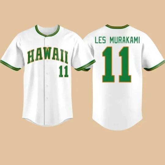 Discover 2026 Hawaii Baseball Honor Coach M* urakami Baseball Jersey