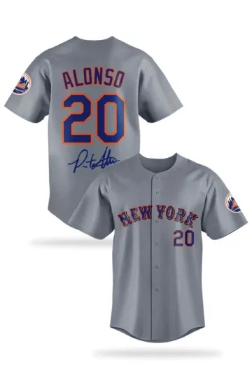 Discover Custom Name Metss 2025 Thank You Pete Alonso Giveaway Jersey