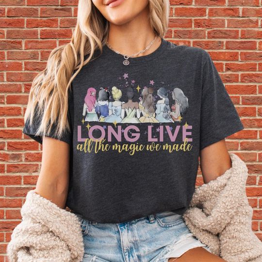 Discover Princess Long Live All The Magic T-Shirt for Boy & Girl