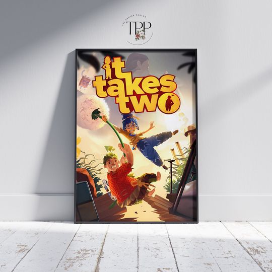 Discover It Takes Two Poster: Game Room Fine Art Print