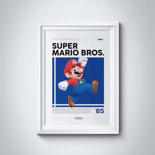 Discover Super Mario Bros. Poster