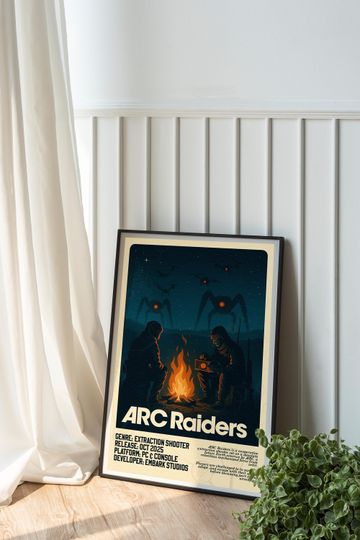 Discover ARC Raiders Video Game Poster, Gamer Room Poster, Gifts for Gamers