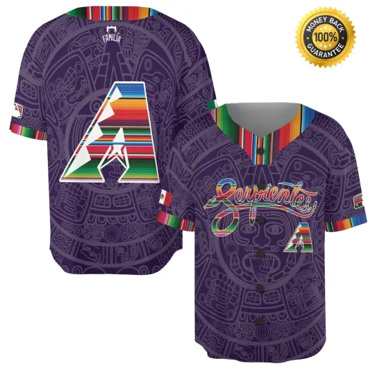 Discover Arizoonna Diamondbackss Mexican Heritage Night Jersey Giveaway - All Size