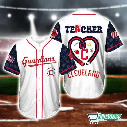 Discover Clevelaannd Guardians Teacher Appreciation Custom Jersey - All Size