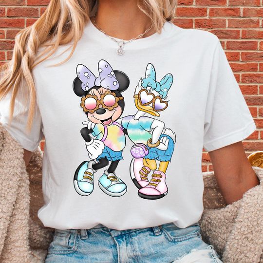 Discover Minnie Mouse And Daisy Duck Besties T-Shirt for Boy & Girl