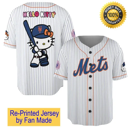 Discover Custom Name New Yoorrk Metss x Kitty Night Giveaway Jersey - All Size