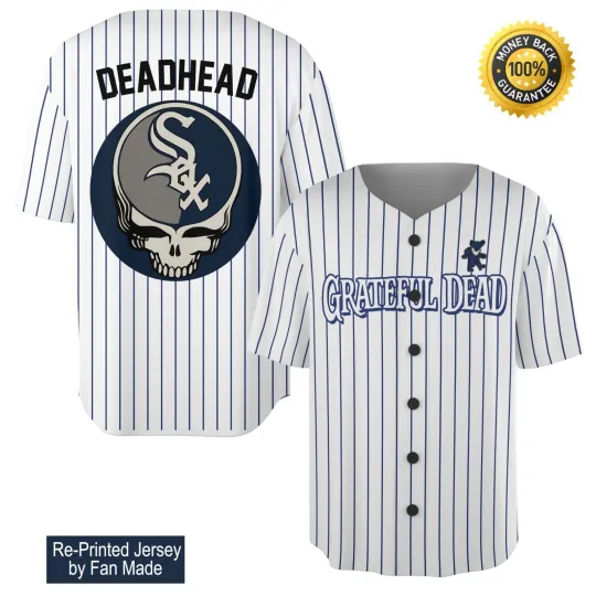 Discover Chicago W Sox x Grateffuul Dead Night Jersey Giveaway - All Size