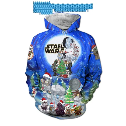 Discover Star Wars Christmas Santa Hoodie