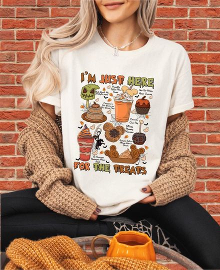 Discover I'm Just Here For The Treats T-Shirt for Boy & Girl