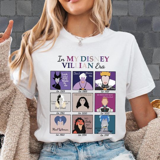 Discover In My Disney Villain Era T-Shirt for Boy & Girl