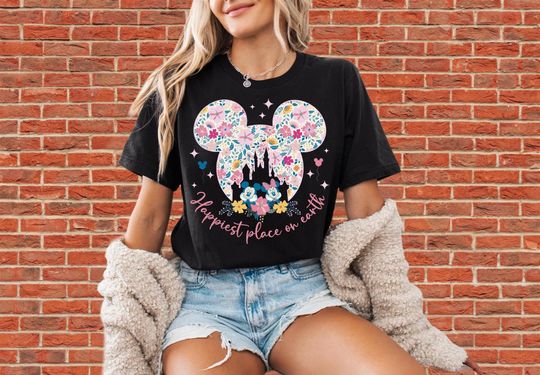 Discover Happiest Place One Earth T-Shirt for Boy & Girl