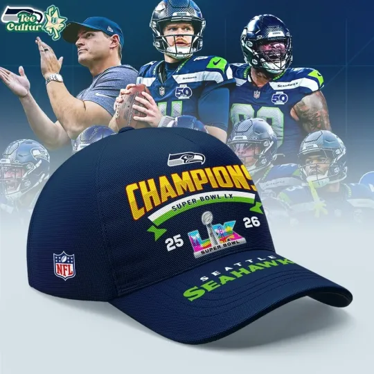 Discover Seahawks 2025-2026 Conference Champions Classic Cap