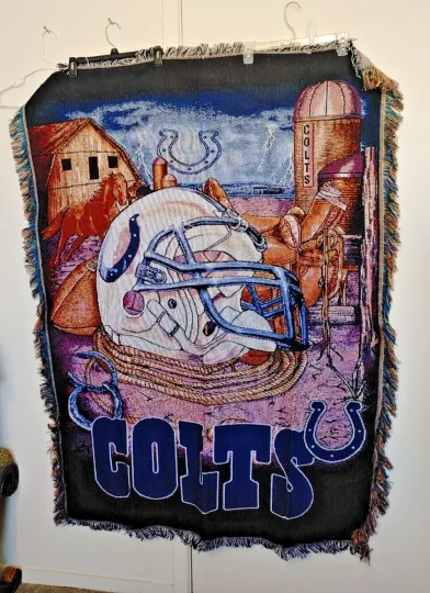 Discover Indianapolis Colts Woven Tapestry Throw Blanket The Northwest Company