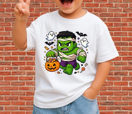 Discover Halloween Marvel Characters T-Shirt for Boy & Girl