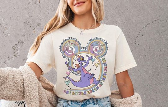 Discover Disneyland Purple Dragon T-Shirt for Boy & Girl