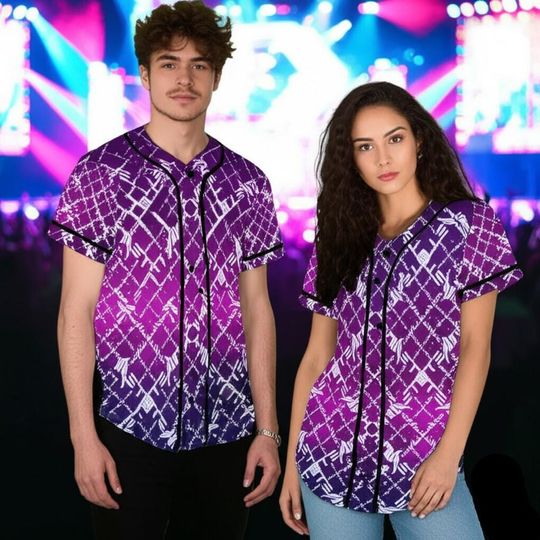 Illenium Holographic Button-up Festival Jersey, Rave Shirt for Men, Women, Unisex