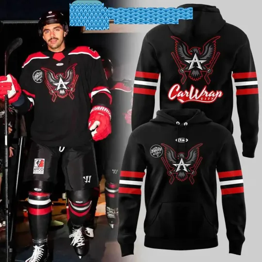 Discover Allen Americans Full Black Hoodie for 2024 City Celebration