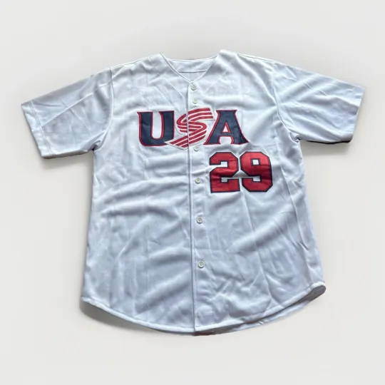 Discover 2008 Olympic Games Stephen Strasburg 29 USA Jersey New