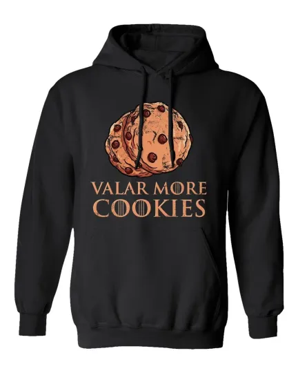 Discover Thrones Shirt Valar More Cookies Valar Morghulis Braavos Men's Hooded Sweatshirt