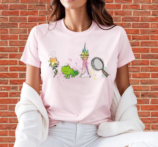 Discover Disney Rapunzel Unisex T-Shirt Hoodie Sweatshirt Romper | Premium DTF Print | Vintage & Aesthetic Styles | N112