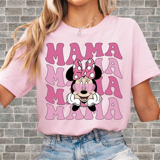 Discover Disney Mama Unisex T-Shirt Hoodie Sweatshirt Romper | Premium DTF Print | Vintage & Aesthetic Styles | N70