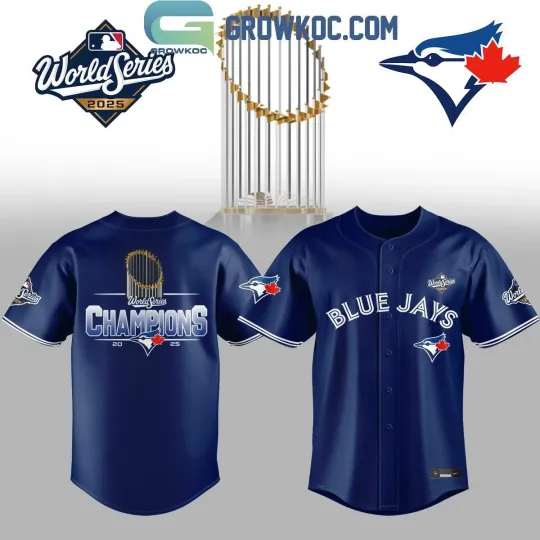 Discover Toronto Blue Jay World Series 2025 Champions Baseball Jersey Size XS-5XL