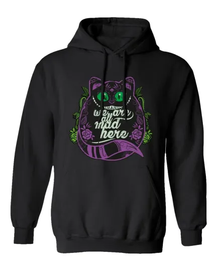 Discover Cheshire Cat Hoodie Wonderland Halloween Funny Men's