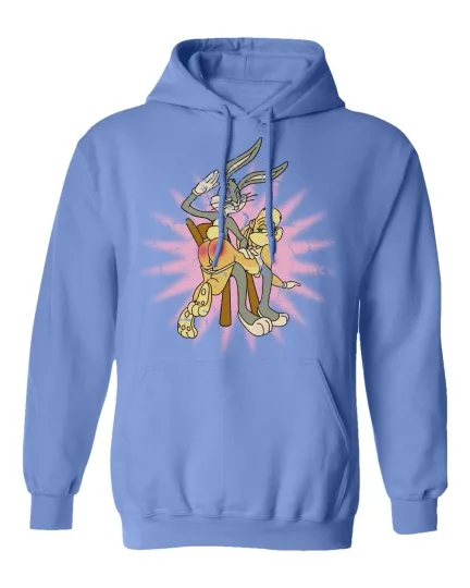 Bugs and Lola Looney Tunes Hoodie for Men
