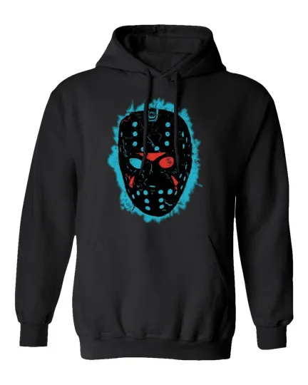 Friday 13th Horror Hoodie with Freddy and Jason Design for Men