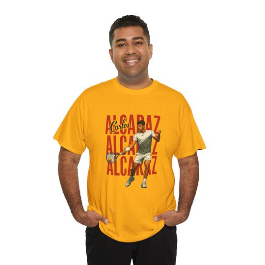 Discover Carlos Alcaraz Graphic T-Shirt, Tennis Fan Apparel