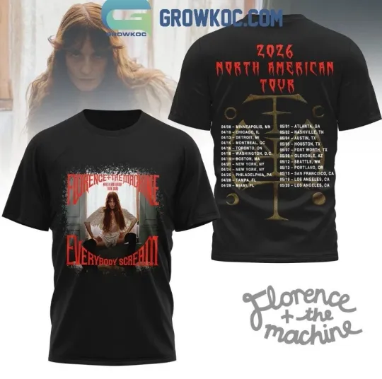Discover Hot Florence The Machine On 2026 Tour Gift For Fans Shirt