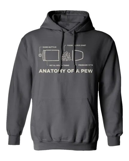 Discover Anatomy of a Bullet Gun Rights Freedom Adult Men's Hooded