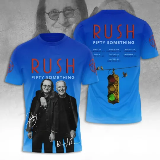 Discover Rush Tour 2026 3D World Tour 3D T shirt