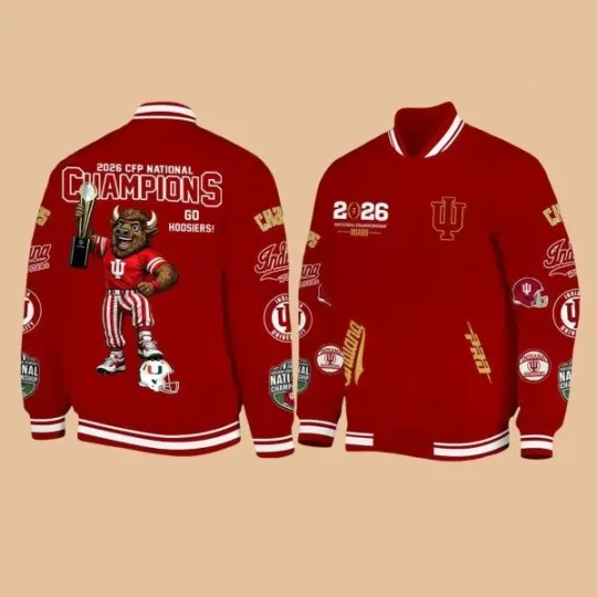 Discover 2026 Hoosiers National Champions Baseball Jacket