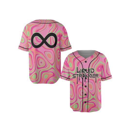 Discover Liquid Stranger Baseball Jersey, Psy Swirl Rave Shirt, Edm Festival Outfit Gifts