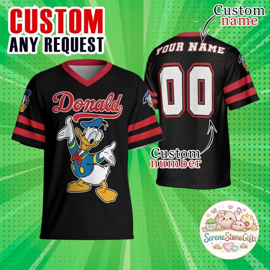 Discover Custom Minnie Football Jersey, Disney Coquette Bow Football Shirt, Personalized Name Number Jersey, Disney Family Matching Outfit
