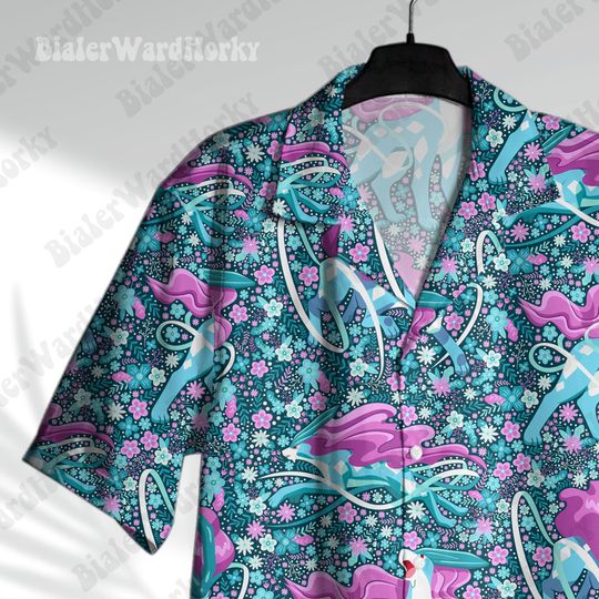 Discover Legendary Dog Hawaiian Shirt - Water Type Anime Manga Aloha Shirt Video Game Gifts