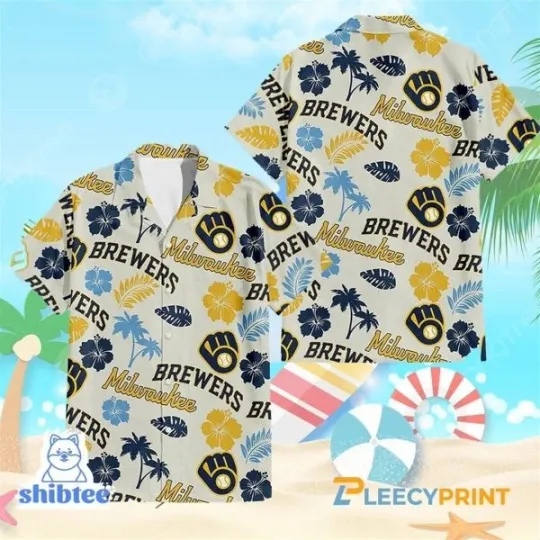 Milwaukee Summer Pattern Hawaiian Shirt