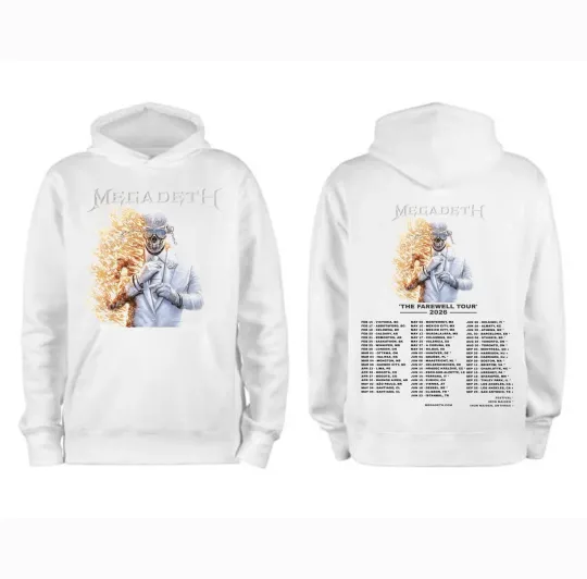 Megadeth World Tour 2026 Hoodie